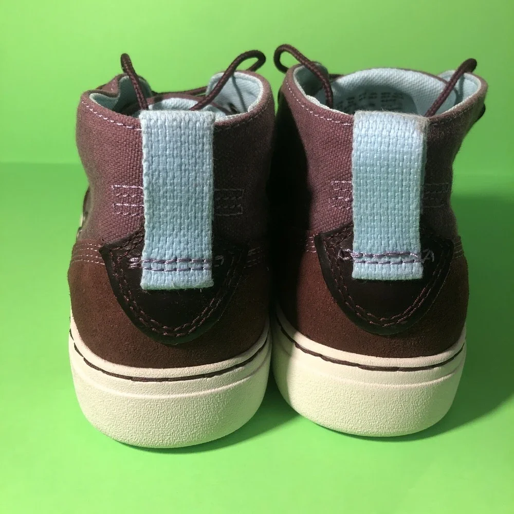 Timberland Chukka Bootie 8.5 Amherst Women's Canvas Sensor Flex Maroon
